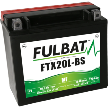 Akumulator Fulbat YTX20L-BS FTX20L-BS MF 12V 18.9Ah 270A
